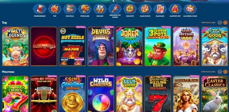 Winbay Casino jeux
