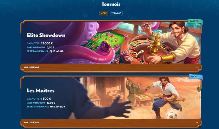 Winbay Casino tournois